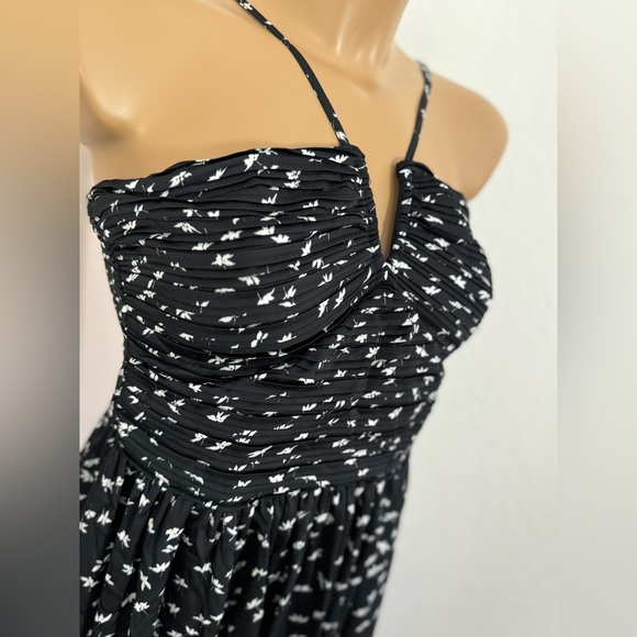 NWT Women's Maxi Sundress - A New Day Black/ White Floral - Picture 4 of 6